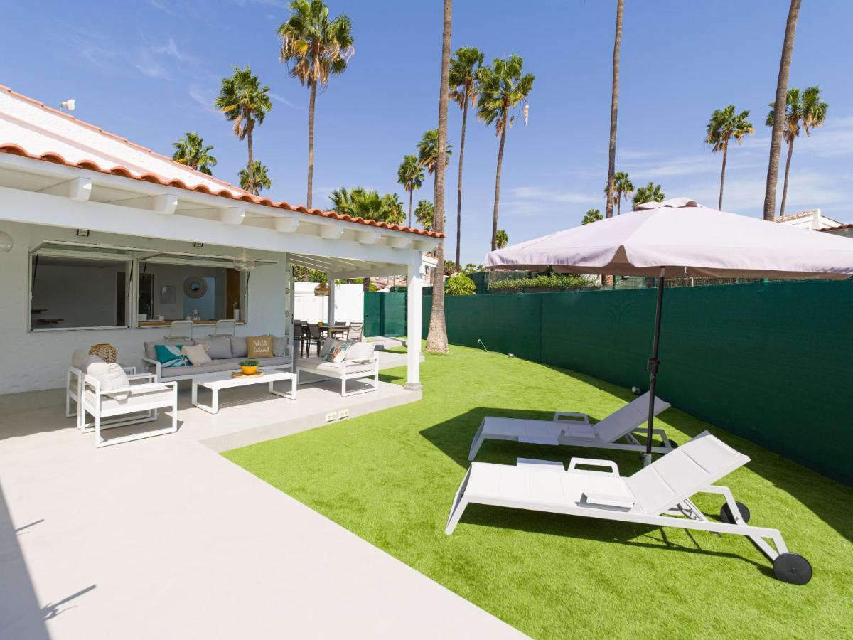 Aquarium Bungalow Private Jacuzzi, 3 Bedrooms, Ac And Bikes Maspalomas  Exterior photo