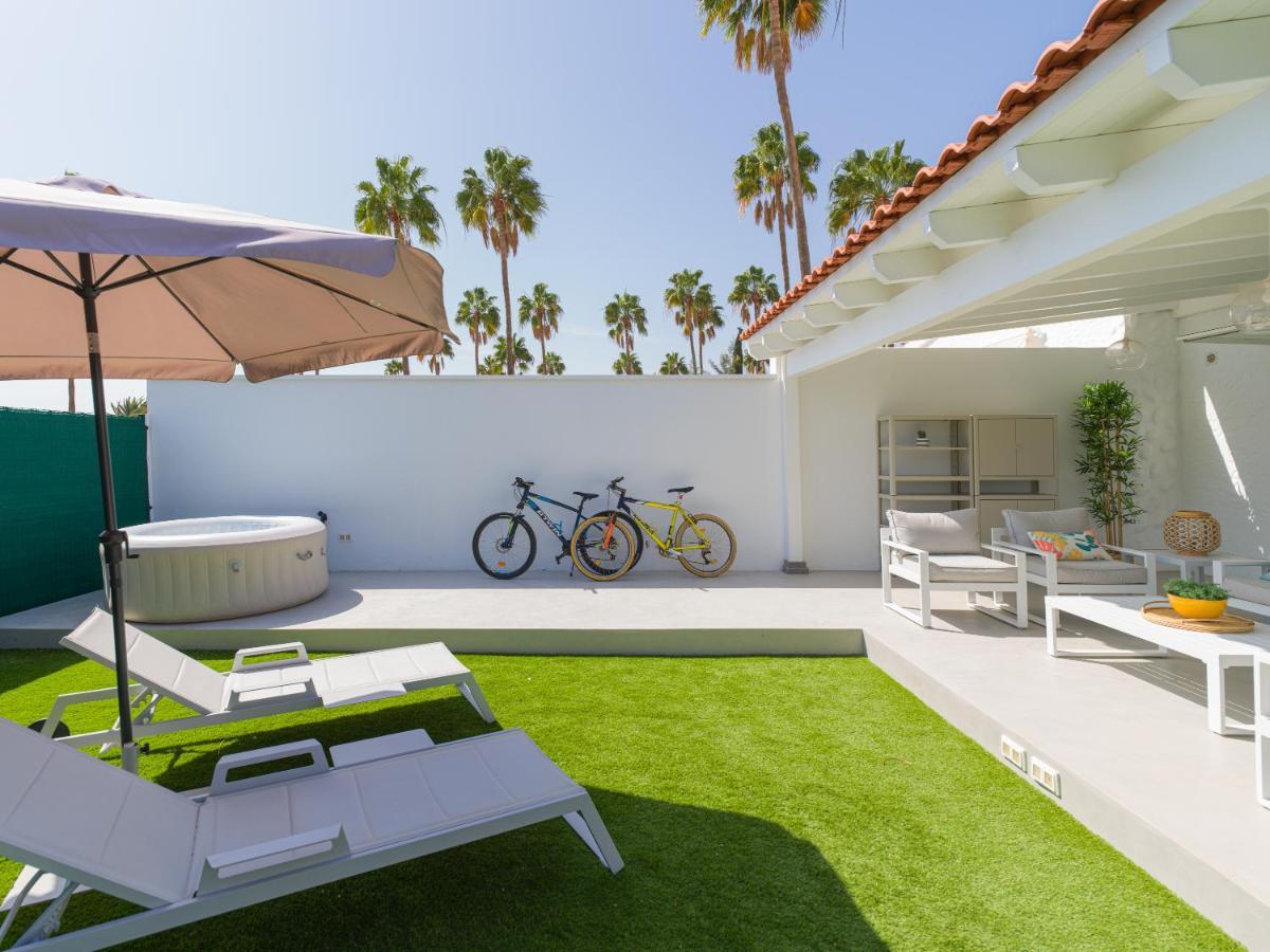 Aquarium Bungalow Private Jacuzzi, 3 Bedrooms, Ac And Bikes Maspalomas  Exterior photo