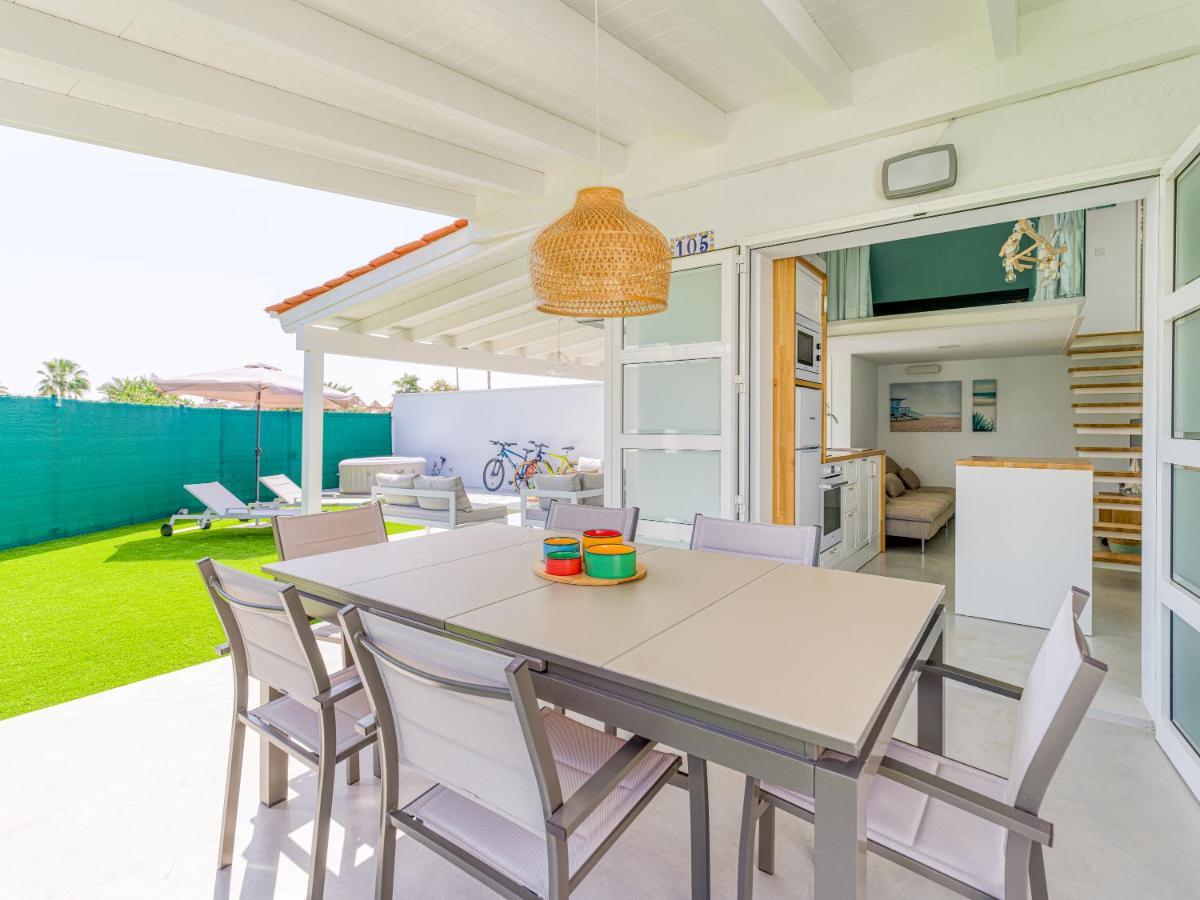 Aquarium Bungalow Private Jacuzzi, 3 Bedrooms, Ac And Bikes Maspalomas  Exterior photo