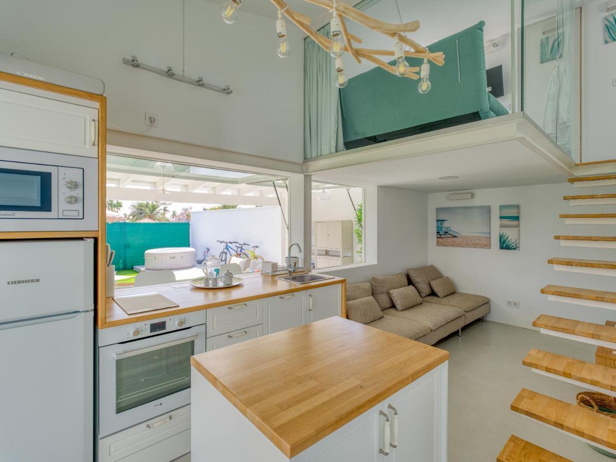 Aquarium Bungalow Private Jacuzzi, 3 Bedrooms, Ac And Bikes Maspalomas  Exterior photo
